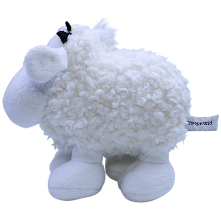 12310675 Sheepworld Sheepworld, Schaf weiß mit schwarzer Schleife Kuscheltier Kumpel Leo Gebraucht