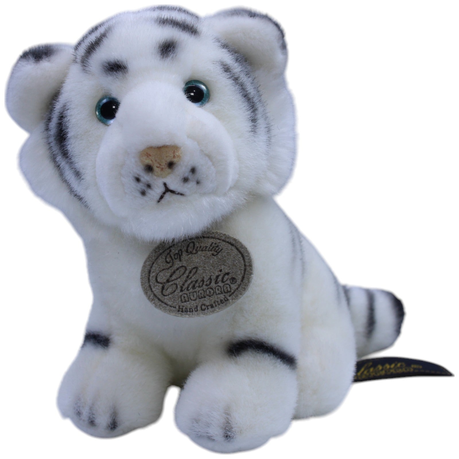 12310684 A&A Plush, Inc. Classic Aurora, weißes Tigerjunges Kuscheltier Kumpel Leo Gebraucht Vintage