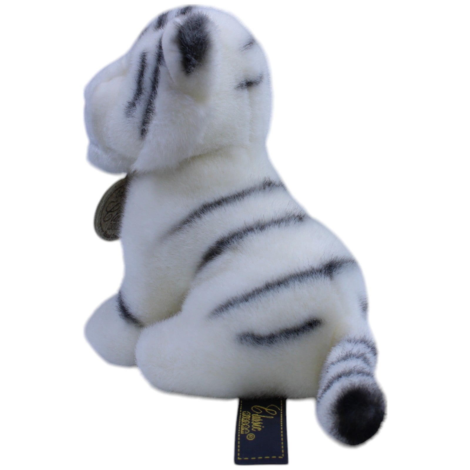 12310684 A&A Plush, Inc. Classic Aurora, weißes Tigerjunges Kuscheltier Kumpel Leo Gebraucht Vintage