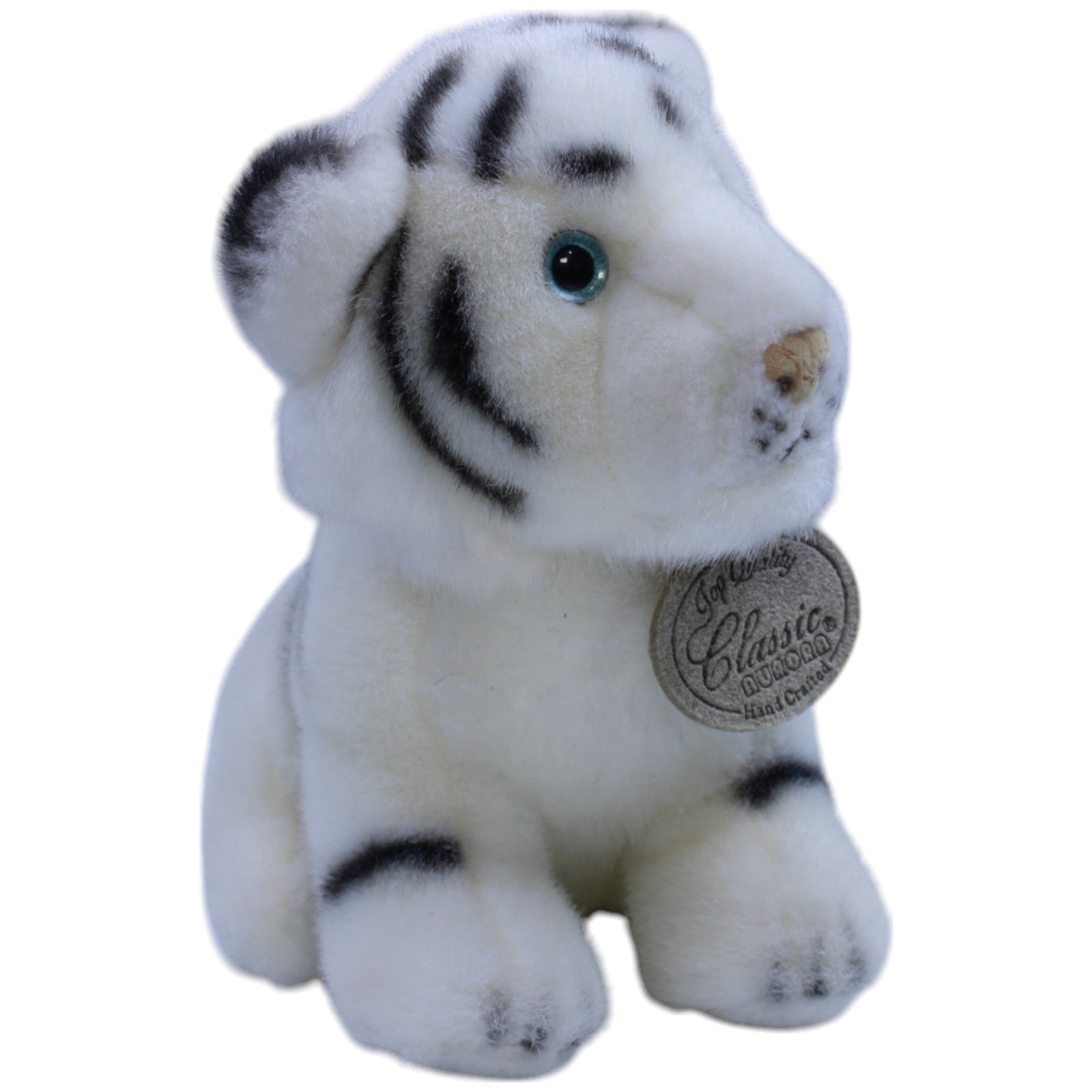 12310684 A&A Plush, Inc. Classic Aurora, weißes Tigerjunges Kuscheltier Kumpel Leo Gebraucht Vintage