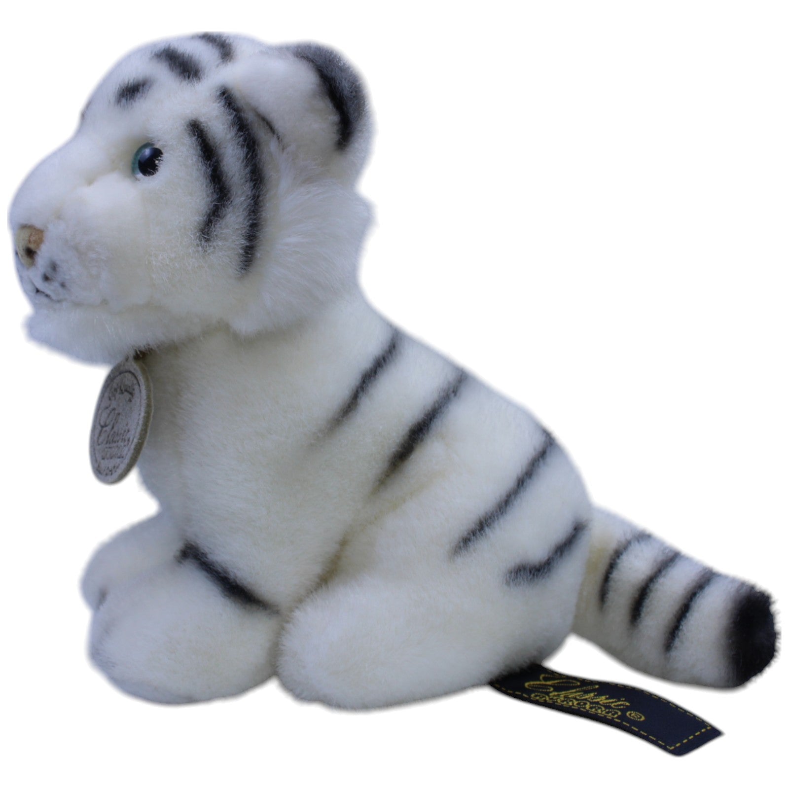 12310684 A&A Plush, Inc. Classic Aurora, weißes Tigerjunges Kuscheltier Kumpel Leo Gebraucht Vintage