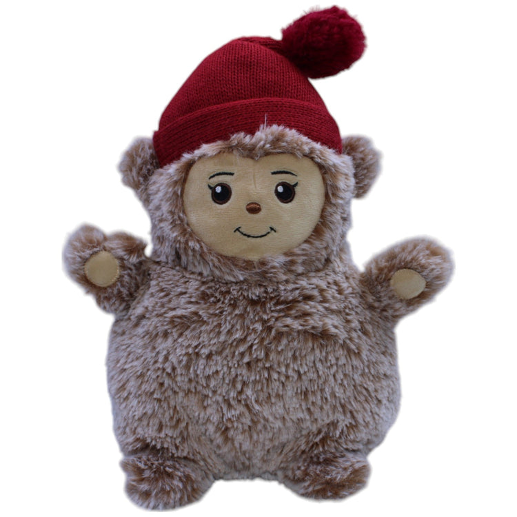 12310689 Boost Collectibles AG Winter Daheim Sammelaktion, Äffchen mit Wintermütze Kuscheltier Kumpel Leo Coop Gebraucht