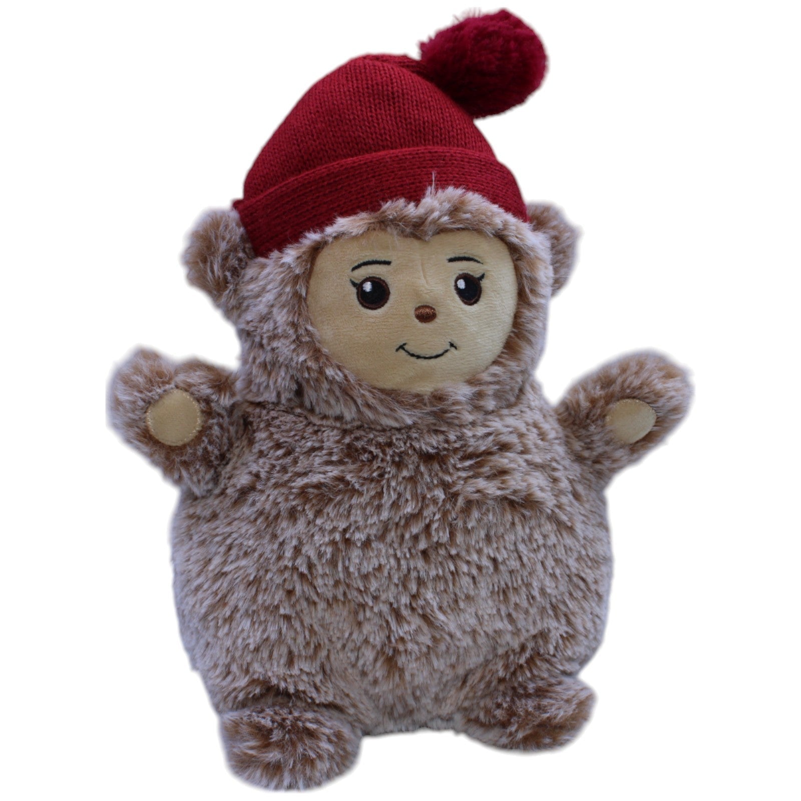 12310689 Boost Collectibles AG Winter Daheim Sammelaktion, Äffchen mit Wintermütze Kuscheltier Kumpel Leo Coop Gebraucht