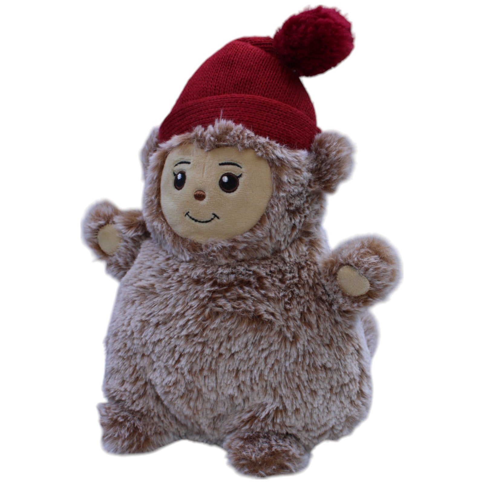 12310689 Boost Collectibles AG Winter Daheim Sammelaktion, Äffchen mit Wintermütze Kuscheltier Kumpel Leo Coop Gebraucht