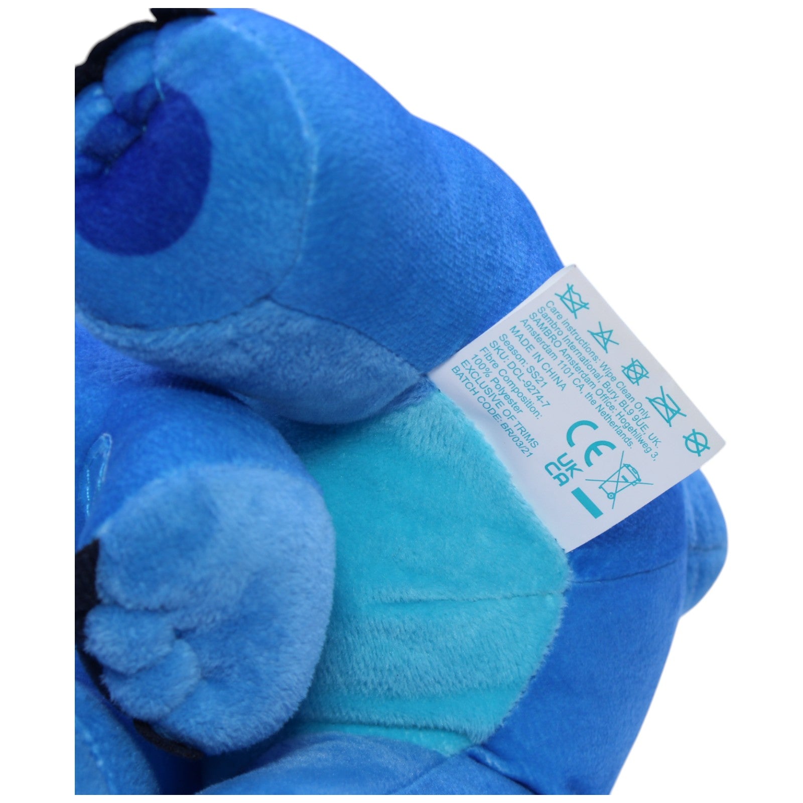 12310690 Sambro Stich mit Sound aus Disney Plüschtier Kumpel Leo Gebraucht