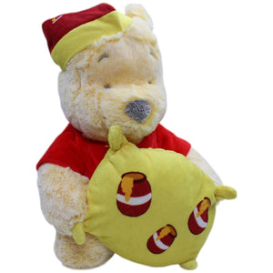 12310726 PTS SRL Disney Winnie Puuh mit Honig Kissen und Schlafmütze Kuscheltier Kumpel Leo Bär Gebraucht Teddy