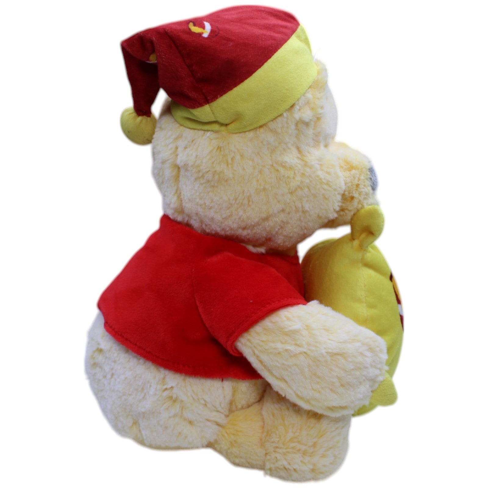 12310726 PTS SRL Disney Winnie Puuh mit Honig Kissen und Schlafmütze Kuscheltier Kumpel Leo Bär Gebraucht Teddy