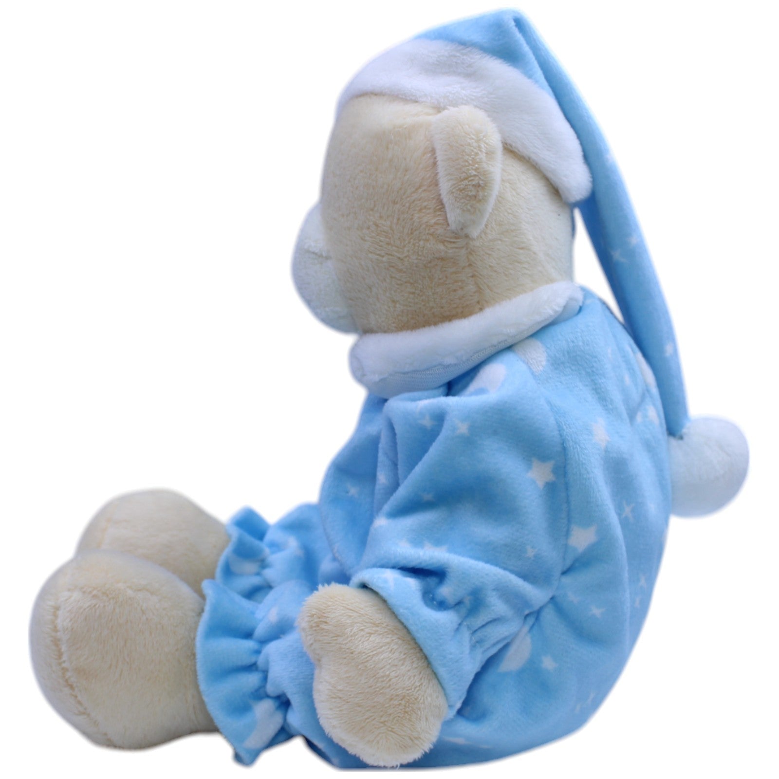 12310735 Heunec Weicher Teddybär mit blauem Schlafanzug Kuscheltier Kumpel Leo Bär Gebraucht Teddy