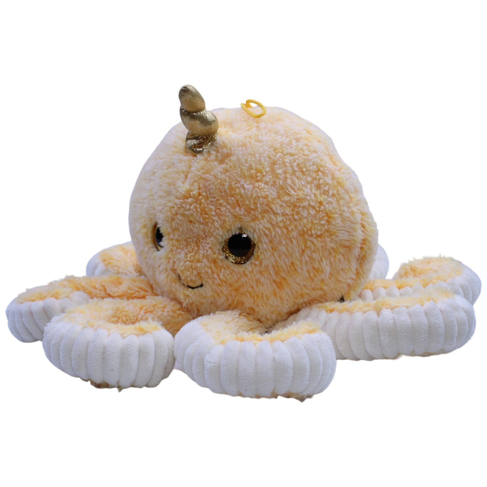 12310743 FLOTI Flos Toys, große orange Einhorn - Krake Kuscheltier Kumpel Leo Gebraucht Oktopus