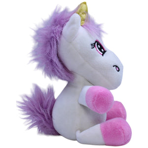 12310749 Unbekannt Süßes Einhorn, weiß - rosa Kuscheltier Kumpel Leo Fantasy Gebraucht