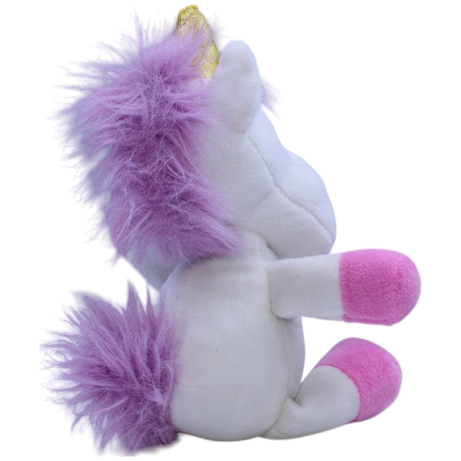 12310749 Unbekannt Süßes Einhorn, weiß - rosa Kuscheltier Kumpel Leo Fantasy Gebraucht