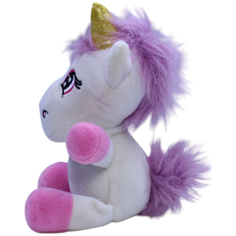 12310749 Unbekannt Süßes Einhorn, weiß - rosa Kuscheltier Kumpel Leo Fantasy Gebraucht