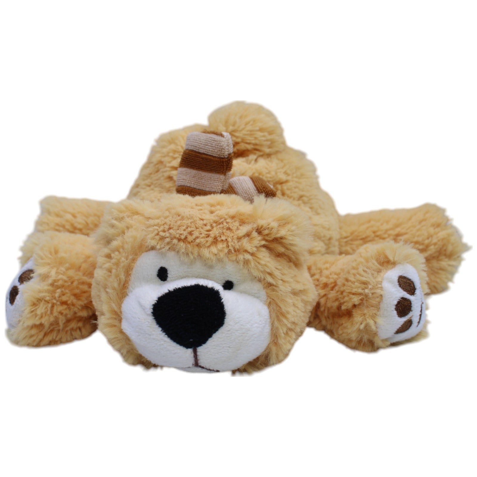 12310763 Kaufland Weicher Teddybär, liegend Kuscheltier Kumpel Leo Bär Gebraucht Teddy