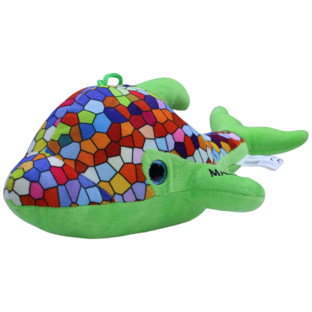 12310770 Roca Globos 2021 Mallorca Mosaik Delfin, grün Kuscheltier Kumpel Leo Gebraucht