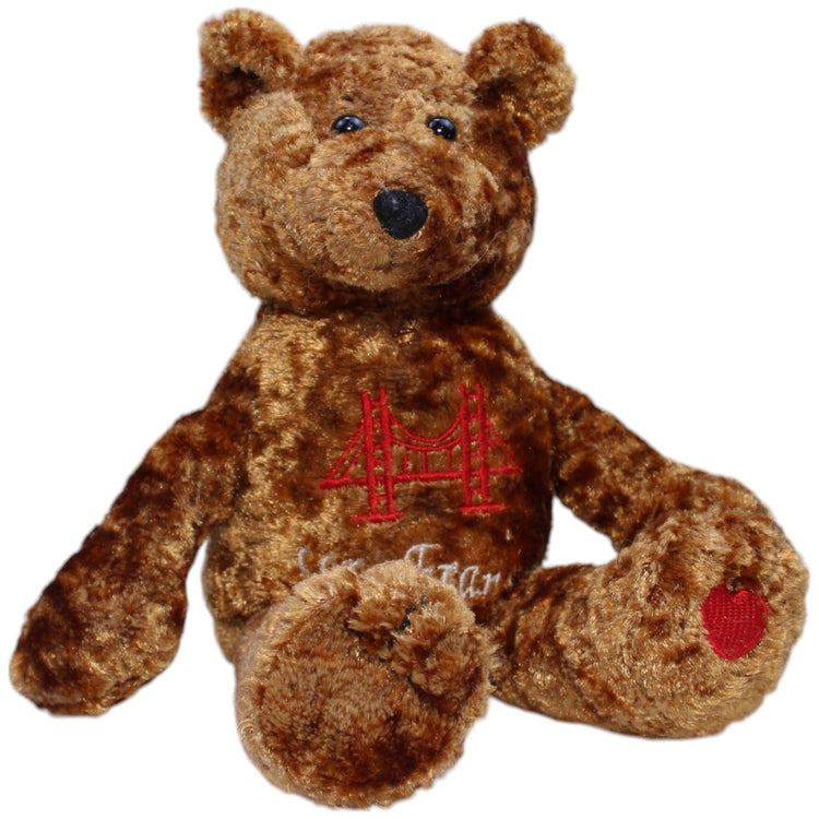 12310779 Unbekannt Teddybär mit San Francisco Stickerei Kuscheltier Kumpel Leo Bär Gebraucht Teddy