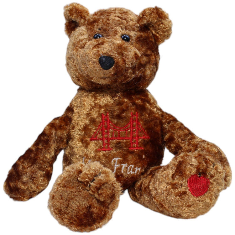 12310779 Unbekannt Teddybär mit San Francisco Stickerei Kuscheltier Kumpel Leo Bär Gebraucht Teddy