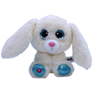 12310782 NICI Glubschis, weißer Hase Wolli - Dot Kuscheltier Kumpel Leo Gebraucht Osterhase Ostern