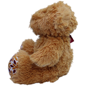 12310817 Esbe International Zotteliger Bär mit roter Schleife Kuscheltier Kumpel Leo Gebraucht Teddy Teddybär