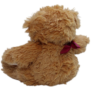 12310817 Esbe International Zotteliger Bär mit roter Schleife Kuscheltier Kumpel Leo Gebraucht Teddy Teddybär