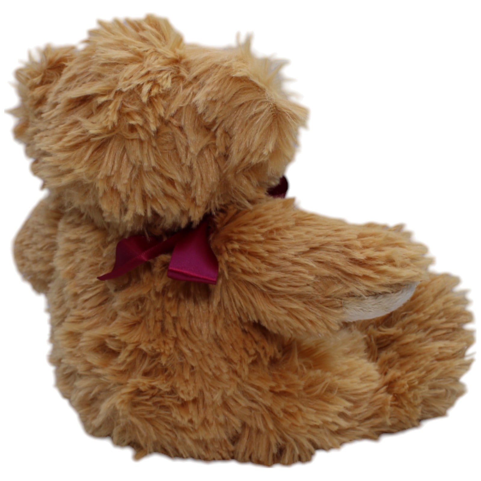 12310817 Esbe International Zotteliger Bär mit roter Schleife Kuscheltier Kumpel Leo Gebraucht Teddy Teddybär