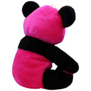 12310827 Krüger & Gregoriades Panda pink - schwarz Kuscheltier Kumpel Leo Bär Gebraucht Teddy