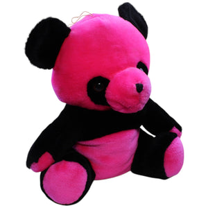 12310827 Krüger & Gregoriades Panda pink - schwarz Kuscheltier Kumpel Leo Bär Gebraucht Teddy