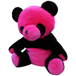 12310827 Krüger & Gregoriades Panda pink - schwarz Kuscheltier Kumpel Leo Bär Gebraucht Teddy