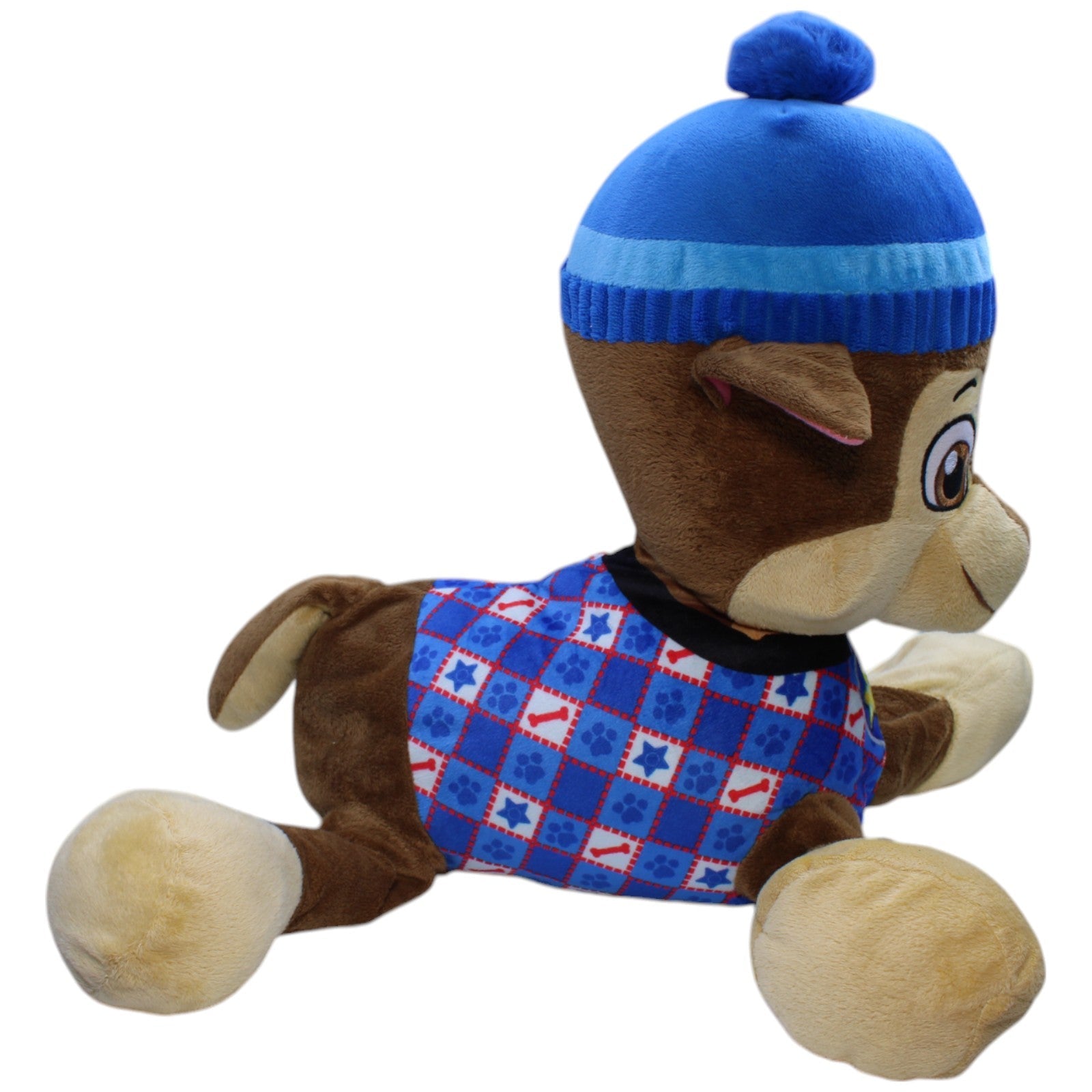 12310828 Sambro XL Chase mit Mütze aus Paw Patrol Kuscheltier Kumpel Leo Gebraucht Schäferhund