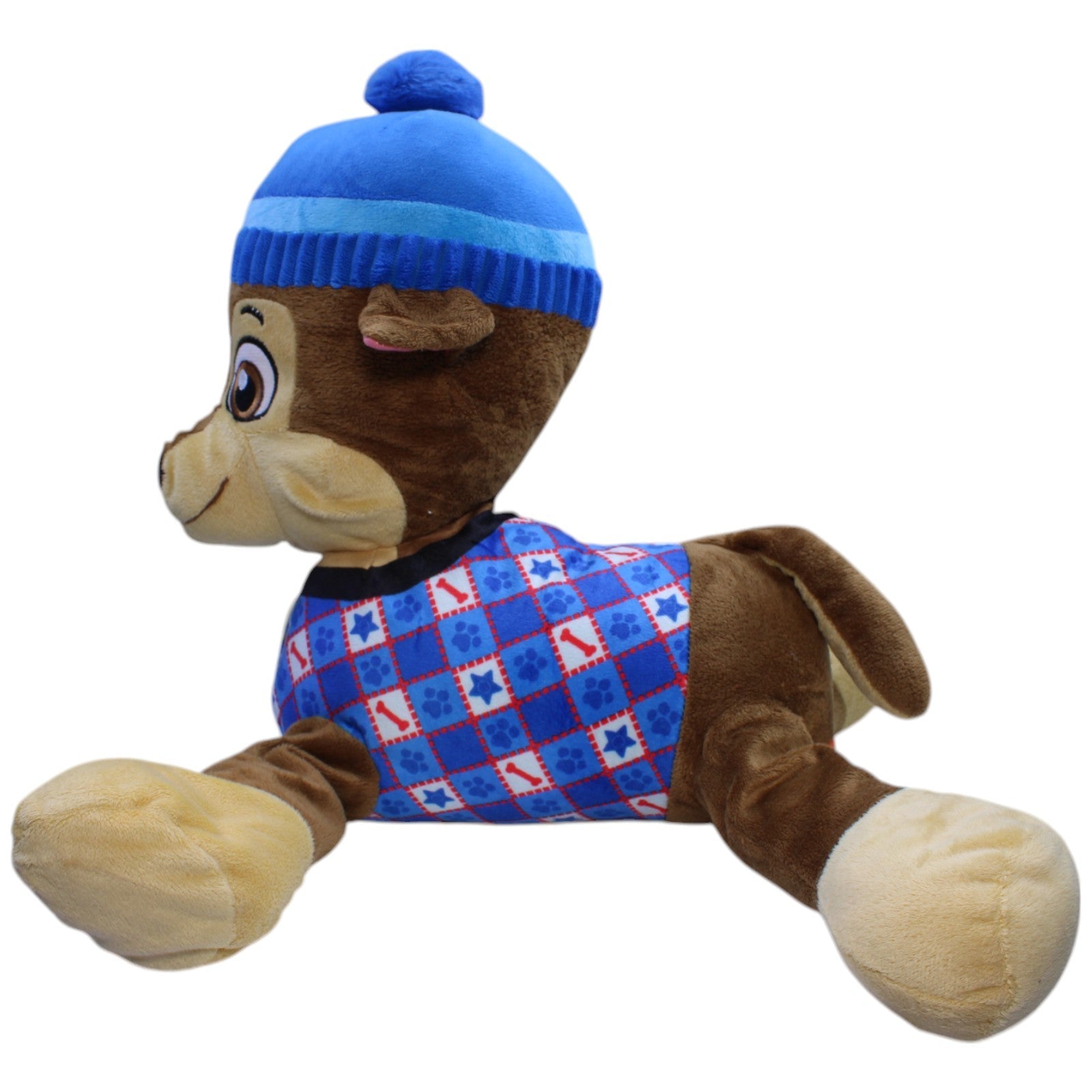 12310828 Sambro XL Chase mit Mütze aus Paw Patrol Kuscheltier Kumpel Leo Gebraucht Schäferhund