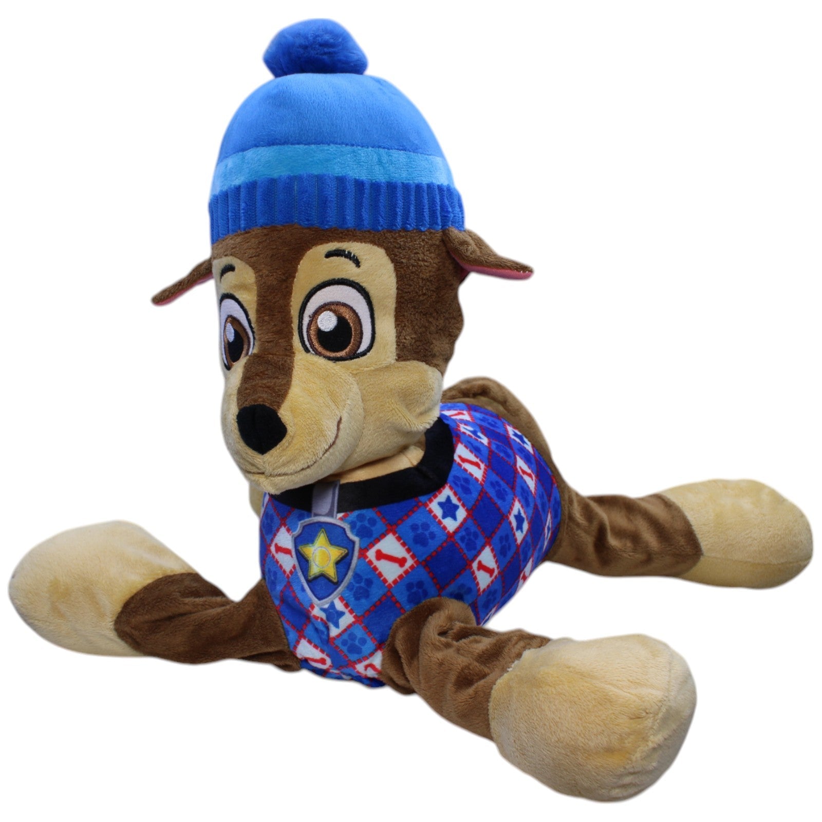 12310828 Sambro XL Chase mit Mütze aus Paw Patrol Kuscheltier Kumpel Leo Gebraucht Schäferhund