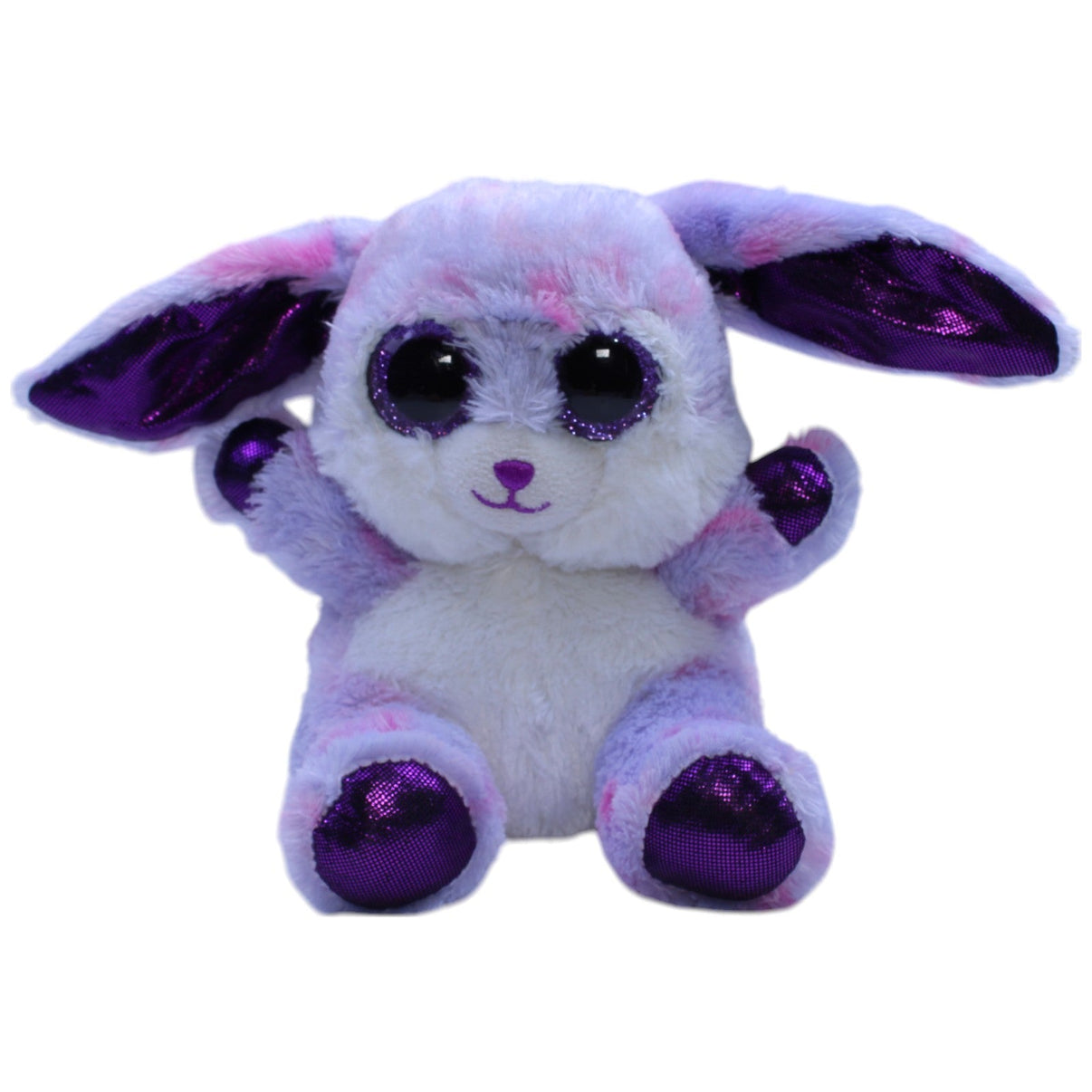 12310841 Bauer Blickfänger Glitter Hase, lila Kuscheltier Kumpel Leo Fantasy Gebraucht