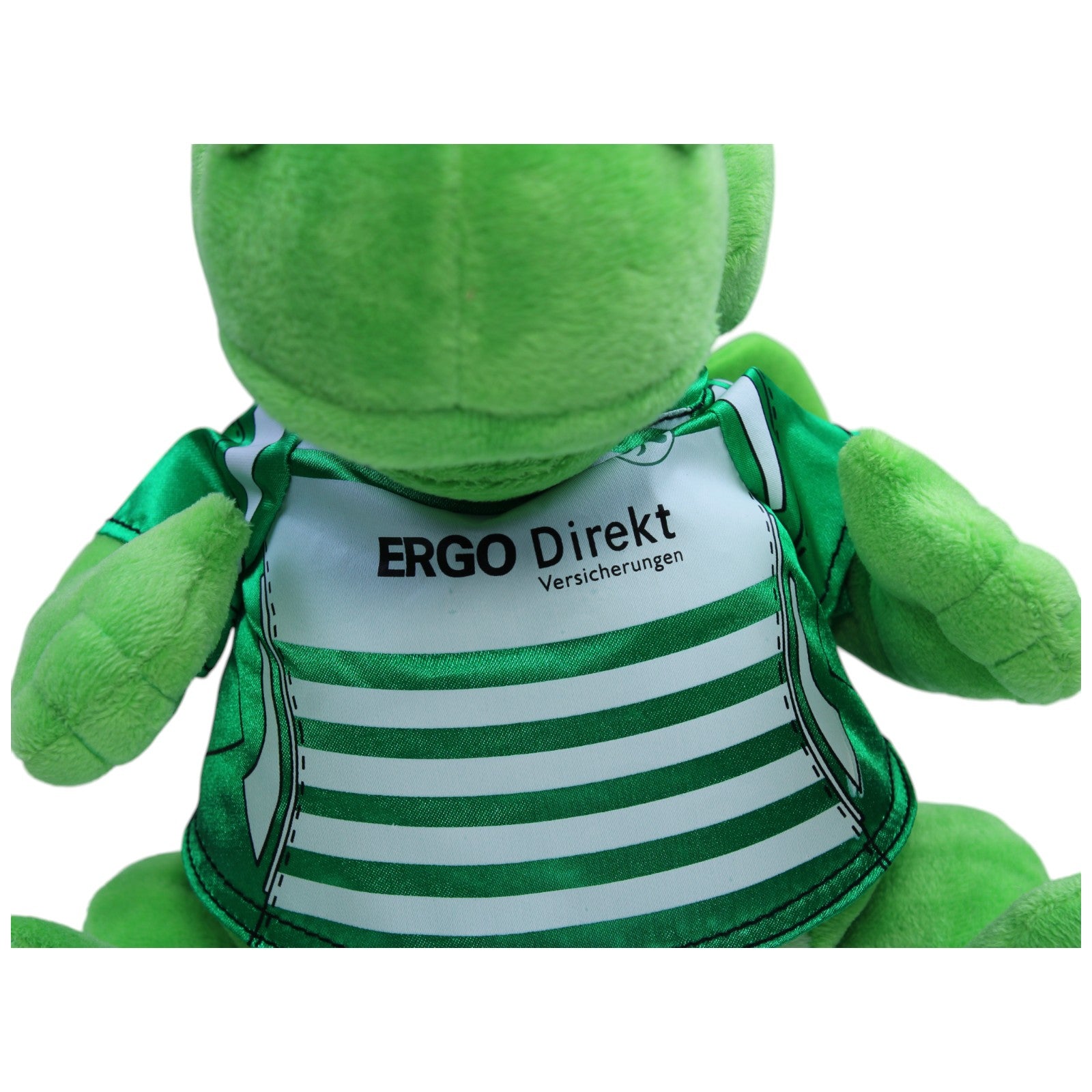 12310875 BRAUNS SpVgg Greuther Fürth, Drache Eddy im Heimtrikot 2009/10 Kuscheltier Kumpel Leo Fußball Gebraucht