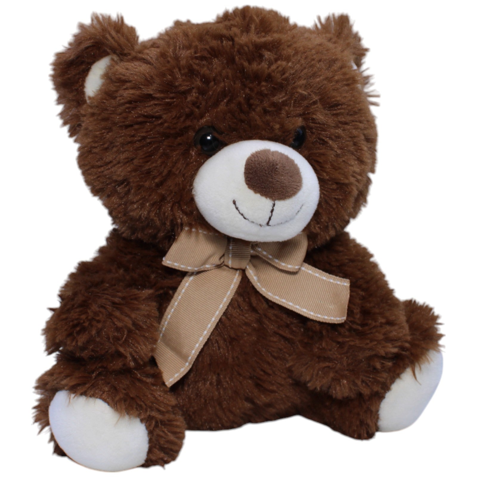 12310883 Happy People Süßer Teddybär mit Schleife Kuscheltier Kumpel Leo Bär Gebraucht Teddy