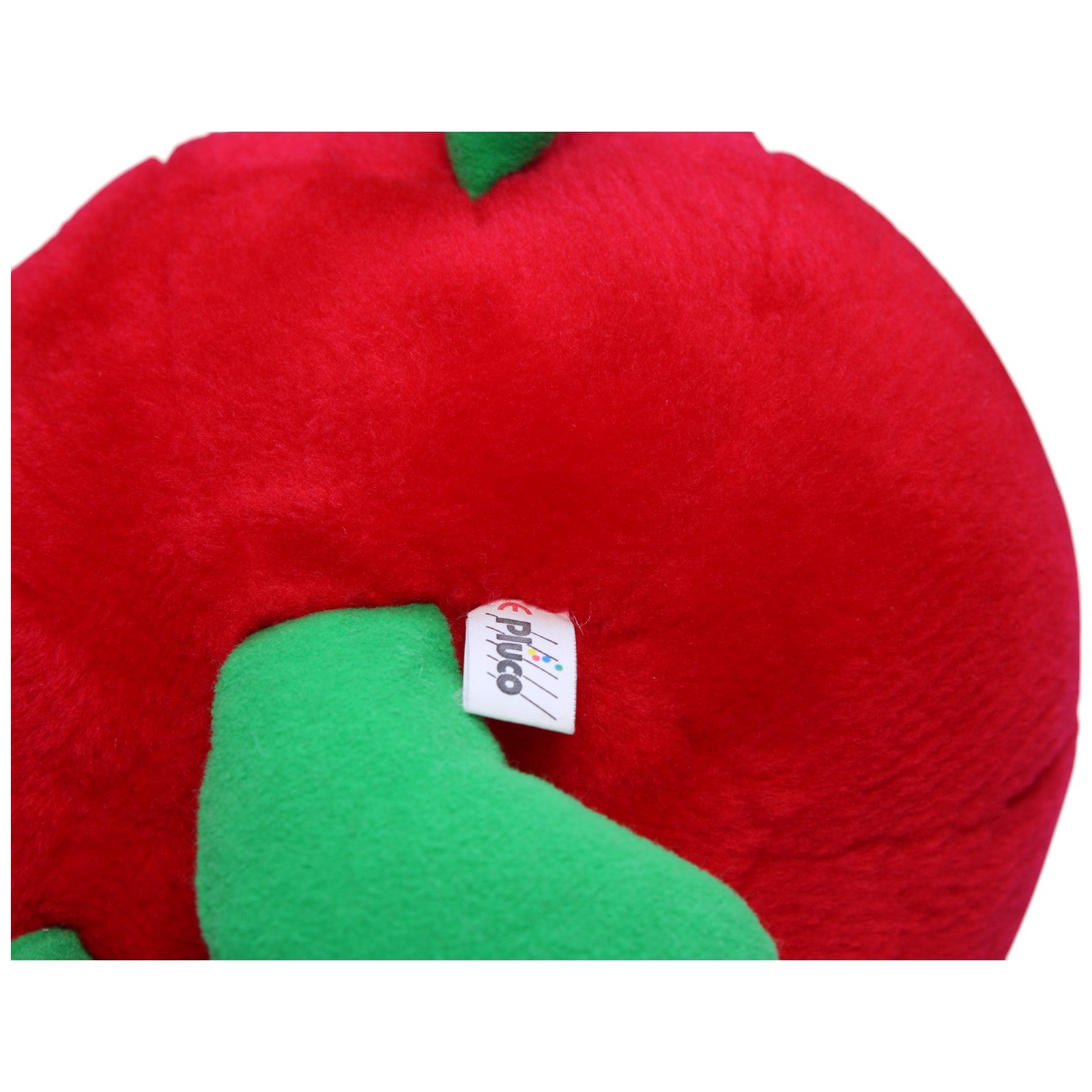 12310911 Plüco Apfel, rot Plüschfigur Kumpel Leo Gebraucht Tomate Vintage