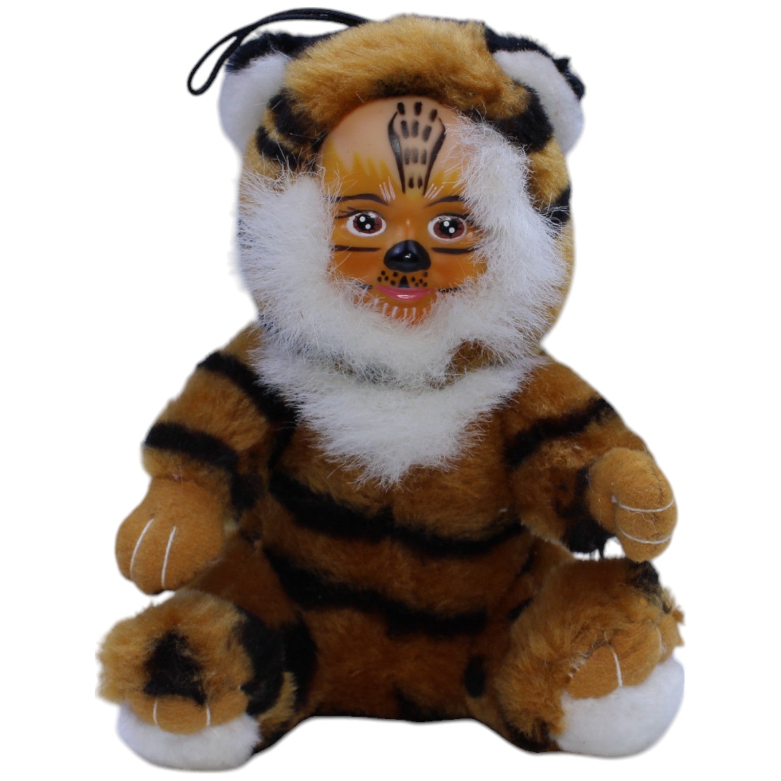 12310921 Clown Toys Lustiger Tiger mit Kindergesicht Kuscheltier Kumpel Leo Gebraucht Vintage