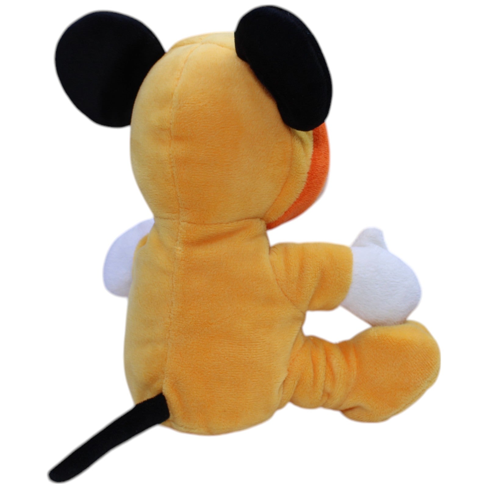 12310933 Nicotoy Disney, Baby Micky Maus im orangen Strampler Kuscheltier Kumpel Leo Disney Gebraucht