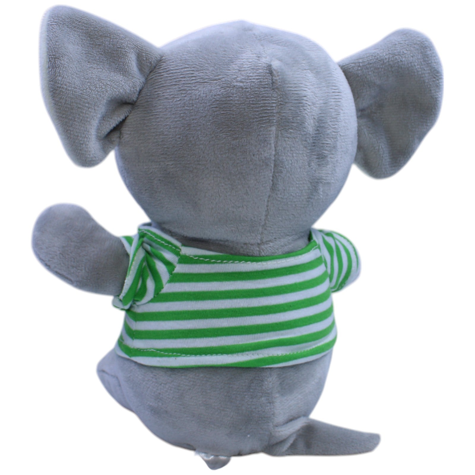 12310934 Sunkid Süßer Elefant mit grün gestreiftem Shirt Kuscheltier Kumpel Leo Gebraucht