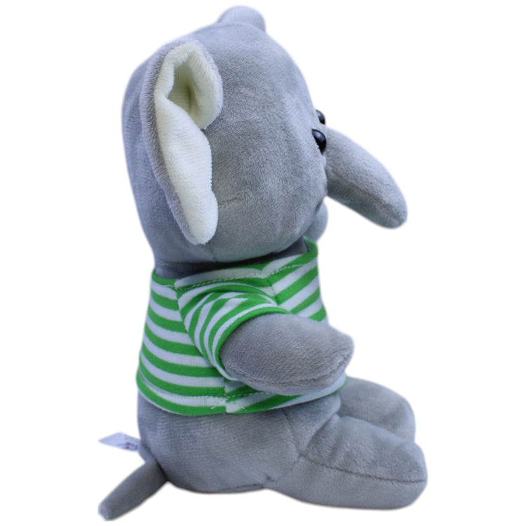 12310934 Sunkid Süßer Elefant mit grün gestreiftem Shirt Kuscheltier Kumpel Leo Gebraucht