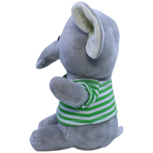 12310934 Sunkid Süßer Elefant mit grün gestreiftem Shirt Kuscheltier Kumpel Leo Gebraucht