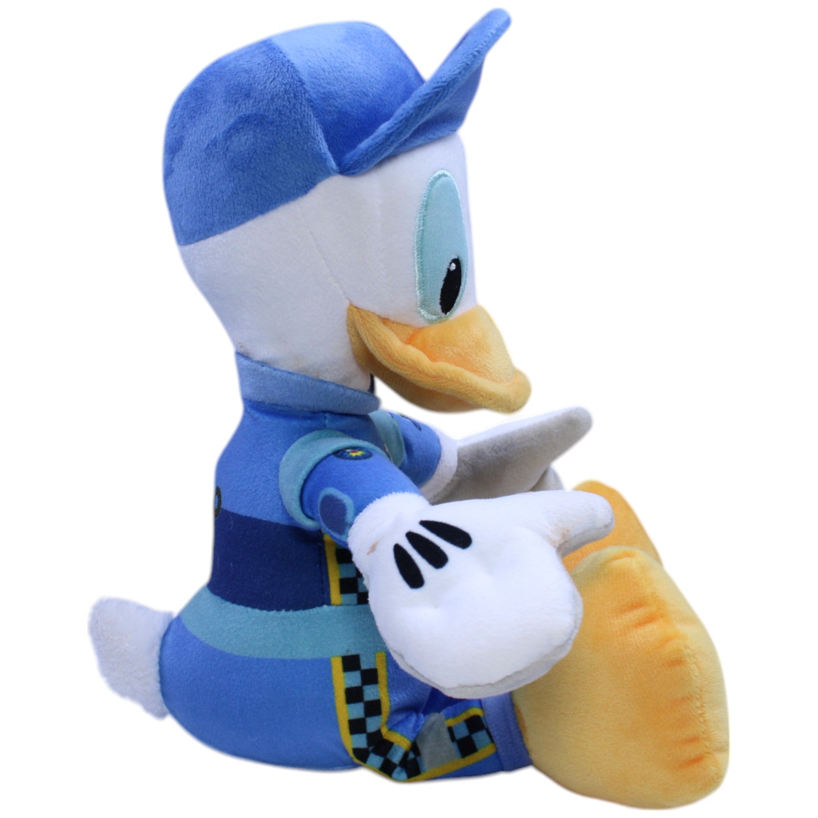 12310937 Nicotoy Donald Duck von Disney Roadster Racers Kuscheltier Kumpel Leo Disney Ente Gebraucht