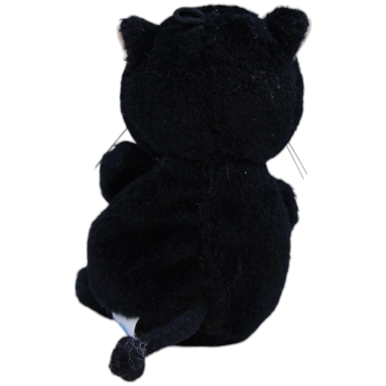 12310948 NICI Kleine schwarze Katze Kuscheltier Kumpel Leo Gebraucht Vintage