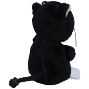 12310948 NICI Kleine schwarze Katze Kuscheltier Kumpel Leo Gebraucht Vintage