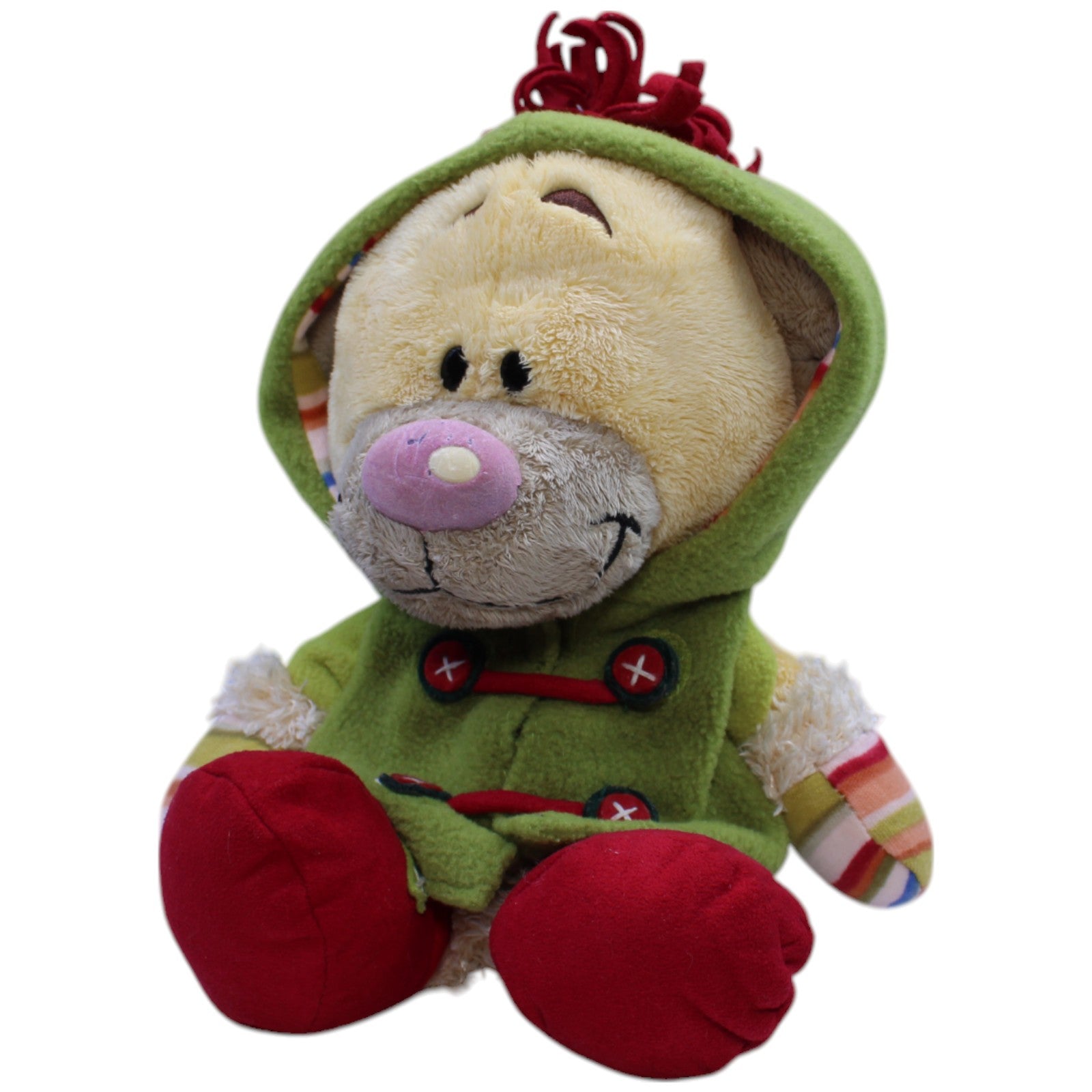 12310960 Depesche Teddybär Pimboli mit Wintermantel, Handschuhen und Stiefel Kuscheltier Kumpel Leo Bär Diddl Gebraucht