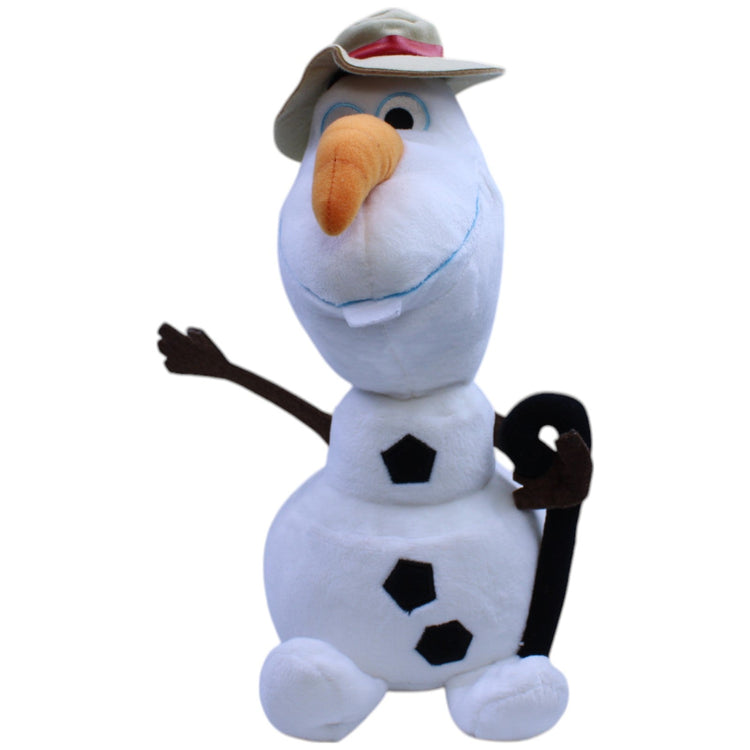 12310977 Nicotoy Schneemann Olaf mit Hut und Wanderstock aus Disney Frozen Plüschfigur Kumpel Leo Die Eiskönigin Disney Gebraucht