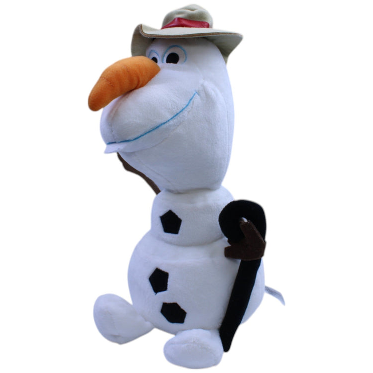 12310977 Nicotoy Schneemann Olaf mit Hut und Wanderstock aus Disney Frozen Plüschfigur Kumpel Leo Die Eiskönigin Disney Gebraucht