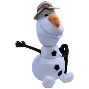 12310977 Nicotoy Schneemann Olaf mit Hut und Wanderstock aus Disney Frozen Plüschfigur Kumpel Leo Die Eiskönigin Disney Gebraucht