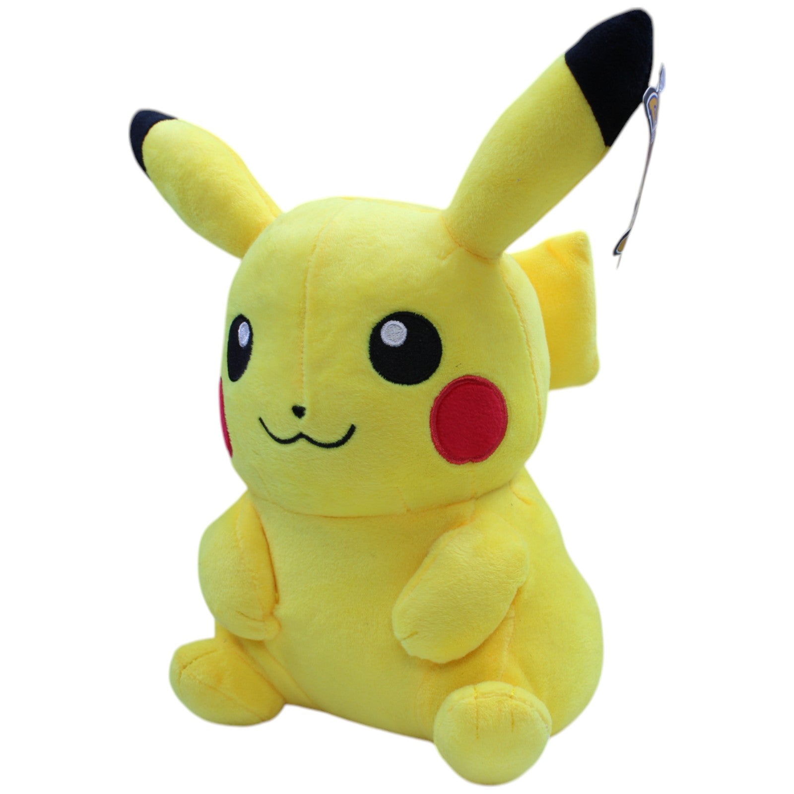 12310998 TOMY Pikachu aus Pokémon, sitzend Plüschfigur Kumpel Leo neu