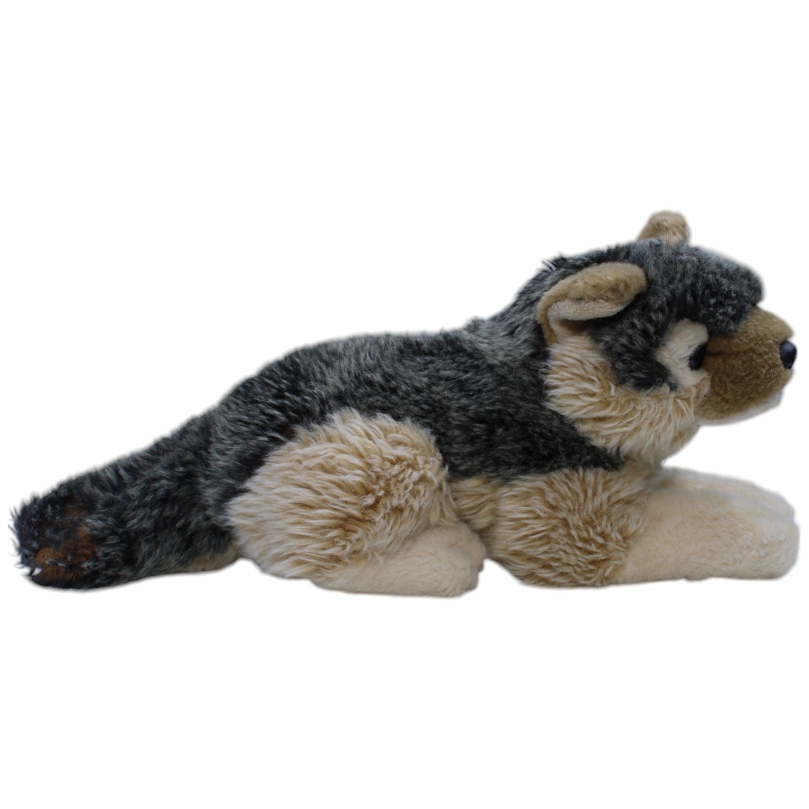 12311001 Uni - Toys Hübscher Wolf, liegend Kuscheltier Kumpel Leo Gebraucht LEOSCO