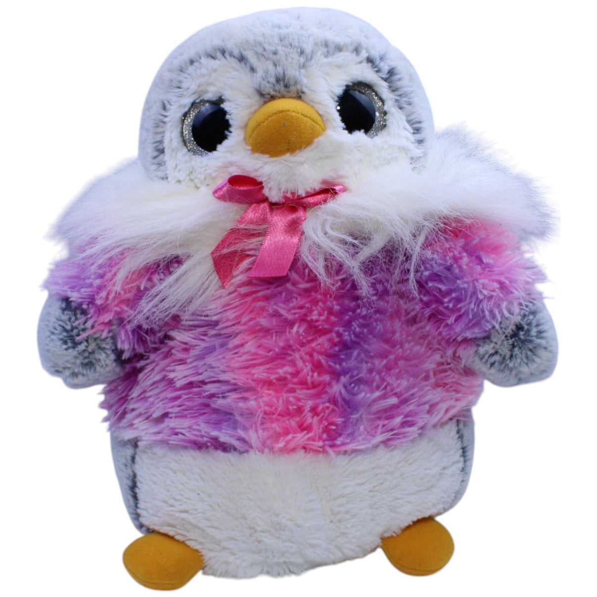 12311007 Aurora Pinguin mit pinker Jacke und Schleife Kuscheltier Kumpel Leo Gebraucht