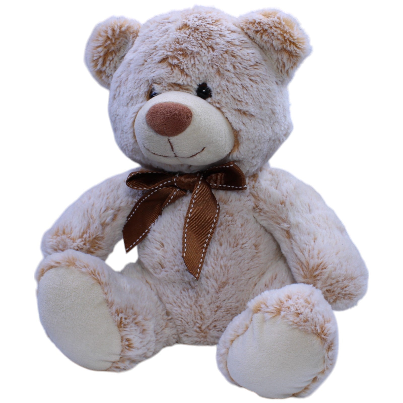 12311011 Nicotoy Süßer Teddybär mit brauner Schleife Kuscheltier Kumpel Leo Bär Gebraucht Teddy